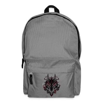 Vargr – Wolf der nordischen Sagen - Rucksack - Mittelgrau - Vorne