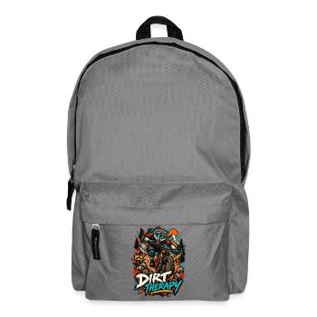  MTB-BIKE DOWNHILL-THERAPY Mountainbike Zubehör - Rucksack - Mittelgrau - Vorne