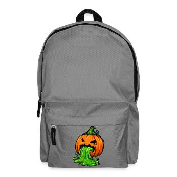 Giftiger Halloween Kürbis - Rucksack - Mittelgrau - Vorne