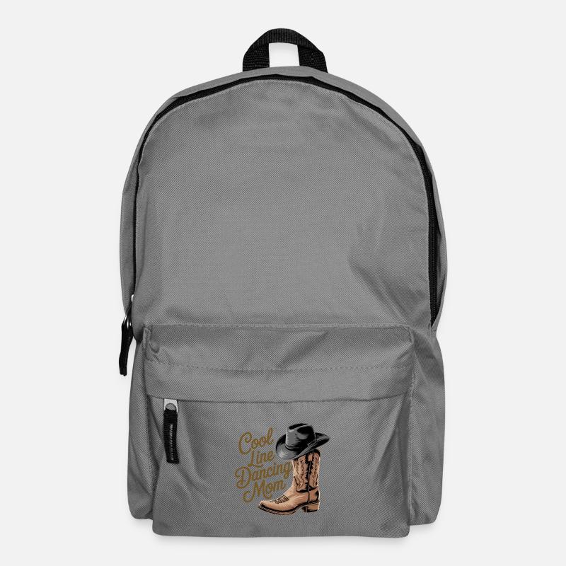 Cool Line Dancing Mom Women and Line Dance - Backpack - elephant grey