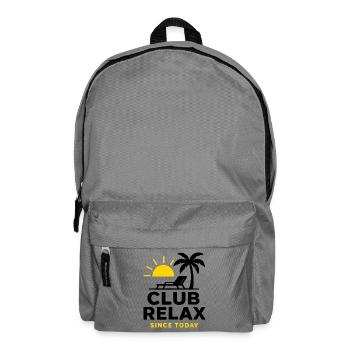Sunrise with Motivation Message - Backpack - elephant grey - Front