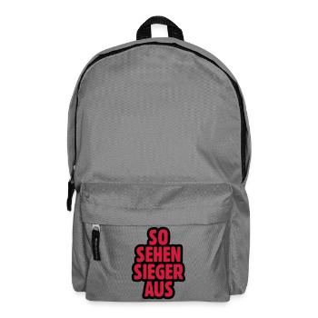SO SEHEN SIEGER AUS - Rucksack - Mittelgrau - Vorne