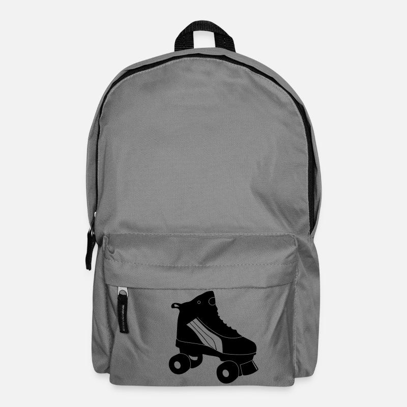 Rollschuh - Rucksack - Mittelgrau