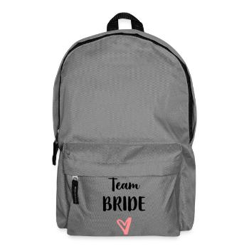 Team Bride Hen Party Bride - Backpack - elephant grey - Front