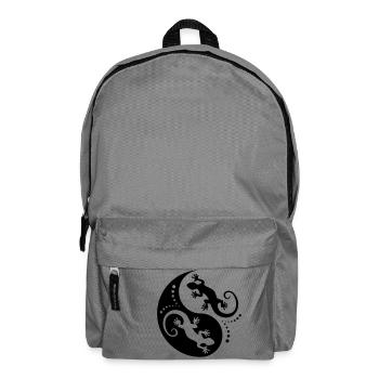 YIN & YANG Geckos black - Rucksack - Mittelgrau - Vorne