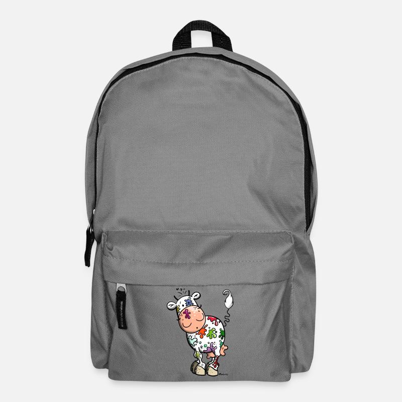 Coloré Vache - Sac à dos - gris éléphant