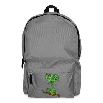 chamaeleon tier exotisch - Rucksack - Mittelgrau - Vorne