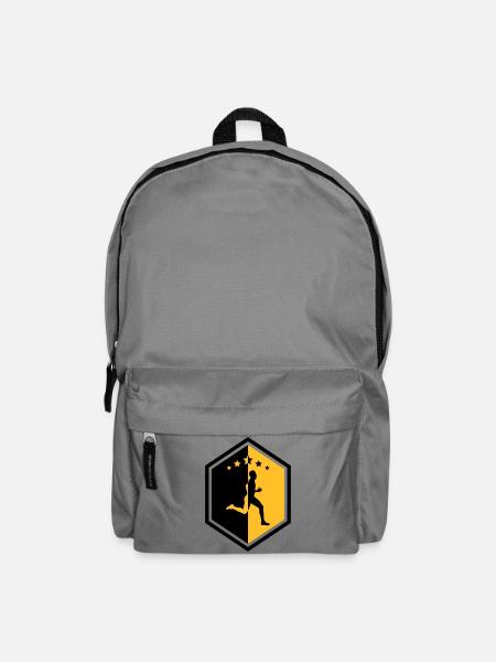 Laufen / Running / Jogging / Joggen / Marathon - Rucksack - Mittelgrau