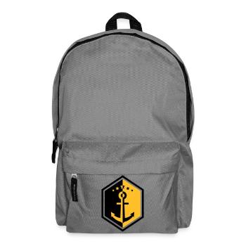Marin / Marine / Bâteau / Ancre / Mer - Sac à dos - gris éléphant - Devant