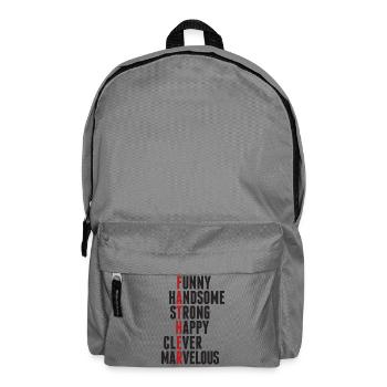 Best Dad Ever - Backpack - elephant grey - Front