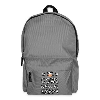 Cow cows - Backpack - elephant grey - Front
