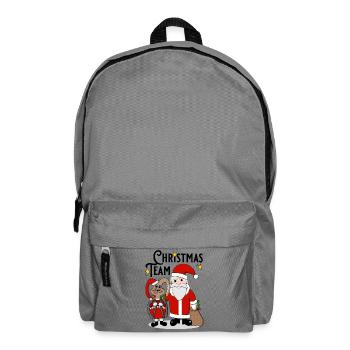Christmas Team - Rucksack - Mittelgrau - Vorne