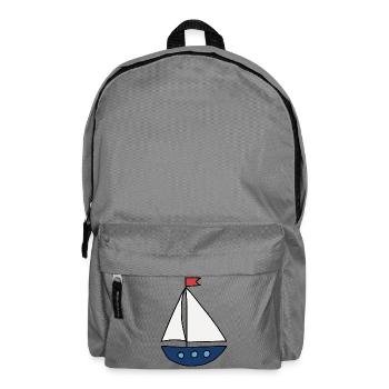 Segelboot - Rucksack - Mittelgrau - Vorne