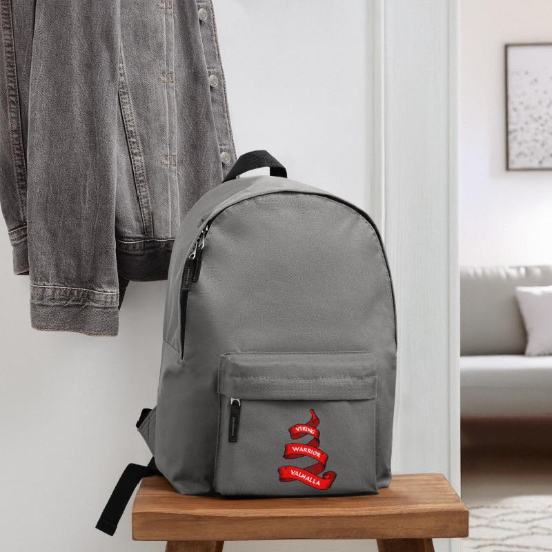 Wikinger Wimpel oder Banner rot Rucksack