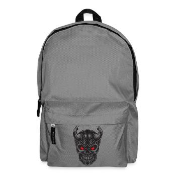 Schädel - Rucksack - Mittelgrau - Vorne