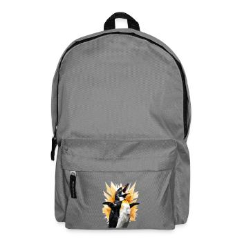 Screaming penguin/Screaming penguin - Backpack - elephant grey - Front