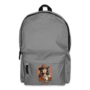 Western Girl - Backpack - elephant grey - Front