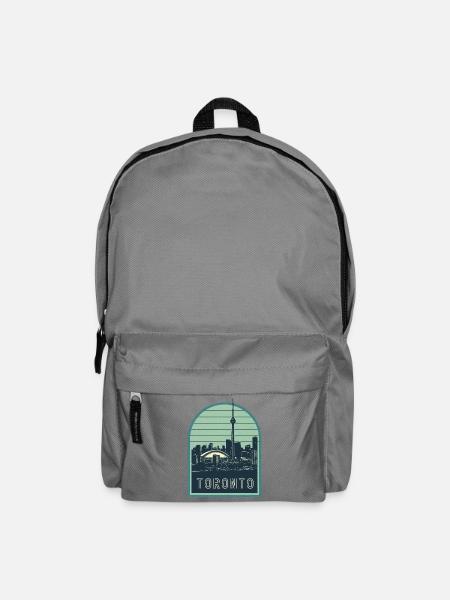 Toronto Skyline Arc Vintage Badge - Rucksack - Mittelgrau