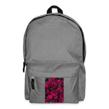 Romance Bouquet de roses rouges Amour Moderne - Sac à dos - gris éléphant - Devant