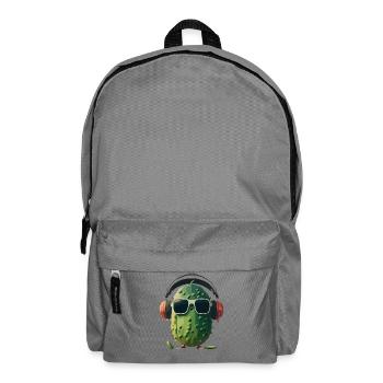 Cool Grooving Cactus avec casque Summer Vibes - Sac à dos - gris éléphant - Devant