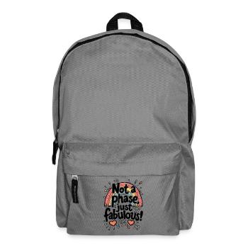 PAS UNE PHASE, JUSTE FABULEUX - Sac à dos - gris éléphant - Devant