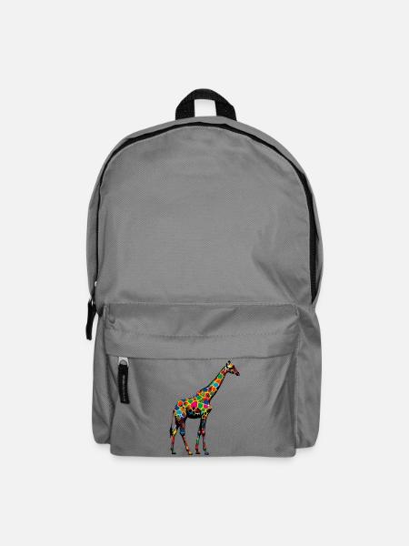 Giraffe - Rucksack - Mittelgrau