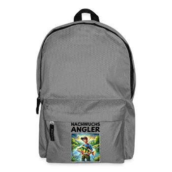Jeunes pêcheurs - Perche motif enfants - Sac à dos - gris éléphant - Devant