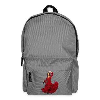Mona Lisa (La Joconde) flamenco - Sac à dos - gris éléphant - Devant