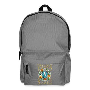 Tropical sea turtle - Backpack - elephant grey - Front