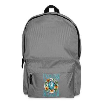 Tropical sea turtle - Backpack - elephant grey - Front