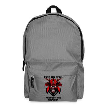 Menpo Mask – Fear the Warrior - Backpack - elephant grey - Front