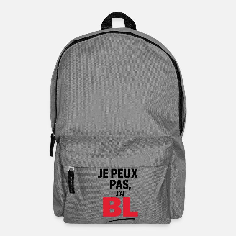 Ich kann nicht, ich habe BL - Rucksack - Mittelgrau