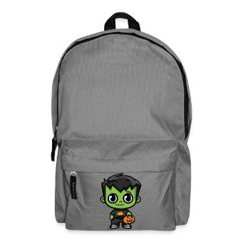 Zombie Halloween Niedlich Comic - Rucksack - Mittelgrau - Vorne