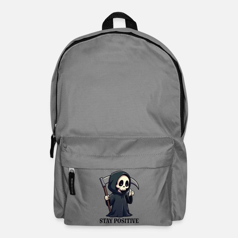 Restez positif - Sac à dos - gris éléphant
