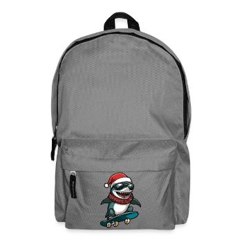 Hai Weihnachten Lustig - Rucksack - Mittelgrau - Vorne