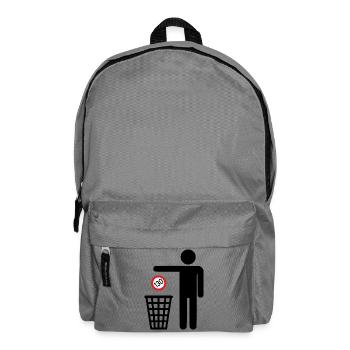 Pas de limite de vitesse Tuningscene T-Shirt à capuche - Sac à dos - gris éléphant - Devant