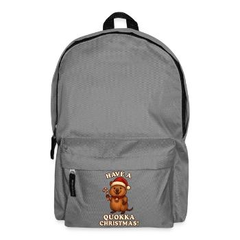 Have A Quokka Christmas - Rucksack - Mittelgrau - Vorne