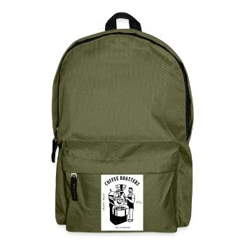 Vintage Kaffeeröster für Kaffee-Liebhaber  - Rucksack - Olivgrün - Vorne
