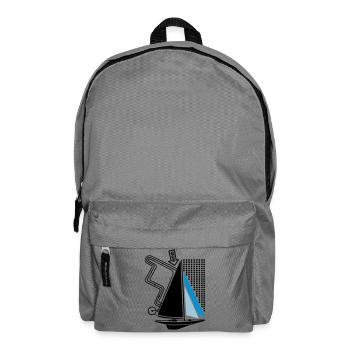 Sailing Yacht & Regatta Course Sailboat Sailing Yacht - Backpack - elephant grey - Front