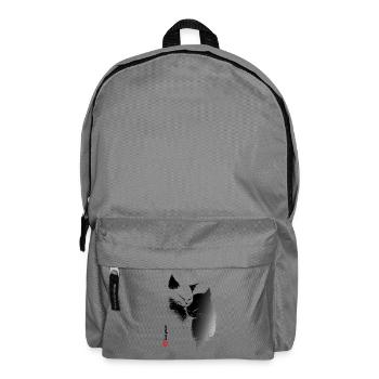 Cat Love - Backpack - elephant grey - Front