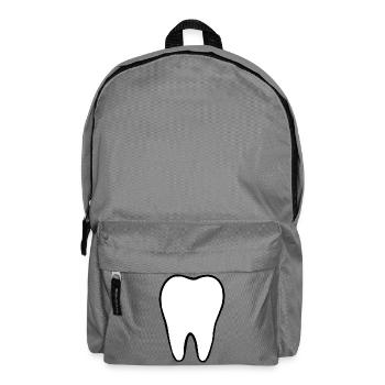 Tooth, Teeth, Dentist - Backpack - elephant grey - Front