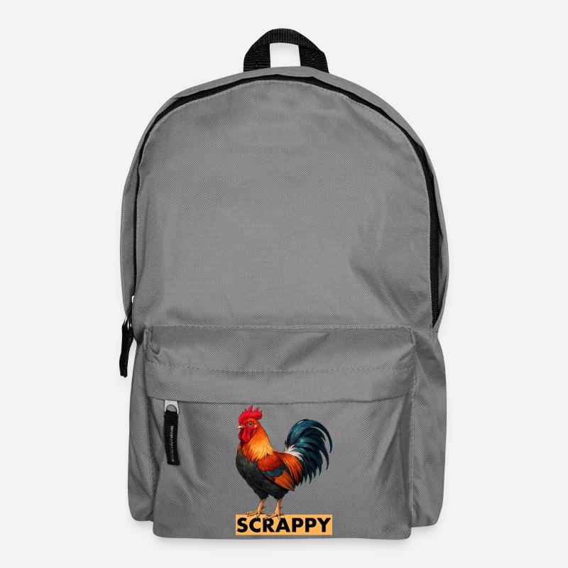 Scrappy Rooster Speranza funny Gaming Community - Backpack - elephant grey