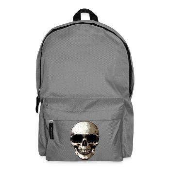 Skull Style / Heavy Metal - Backpack - elephant grey - Front