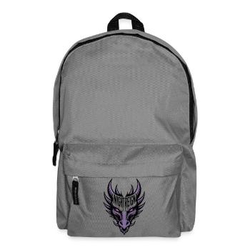 Violet Night Dragon - Night Reign - Backpack - elephant grey - Front