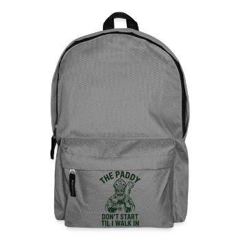 Der Reis fängt erst an, wenn ich reinkomme - Rucksack - Mittelgrau - Vorne