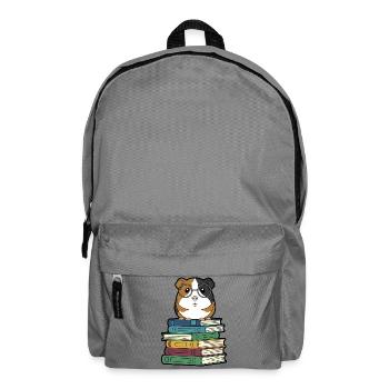 Guinea Pig Books Nerd - Backpack - elephant grey - Front