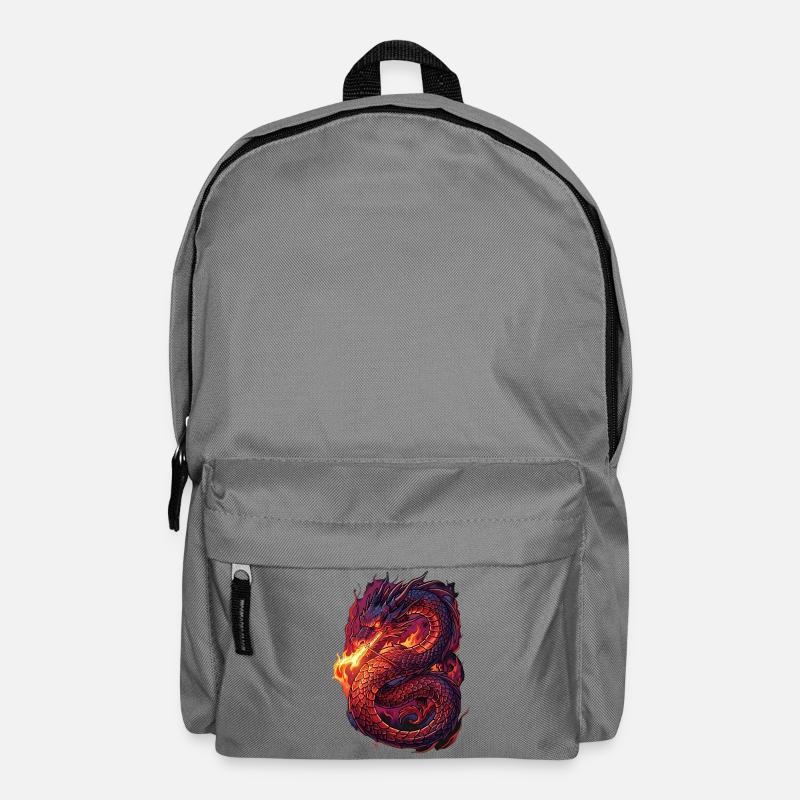 Tempête de Dragon de Feu - Sac à dos - gris éléphant