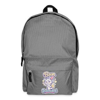 Bunny Bunny Spring Summer Easter Garden - Backpack - elephant grey - Front