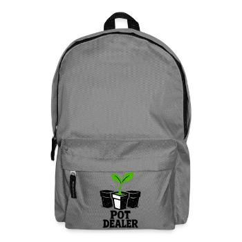 Gardener Humor: The Plant Deal - Backpack - elephant grey - Front