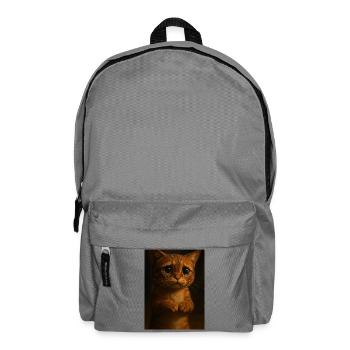 Mignon chaton - Sac à dos - gris éléphant - Devant